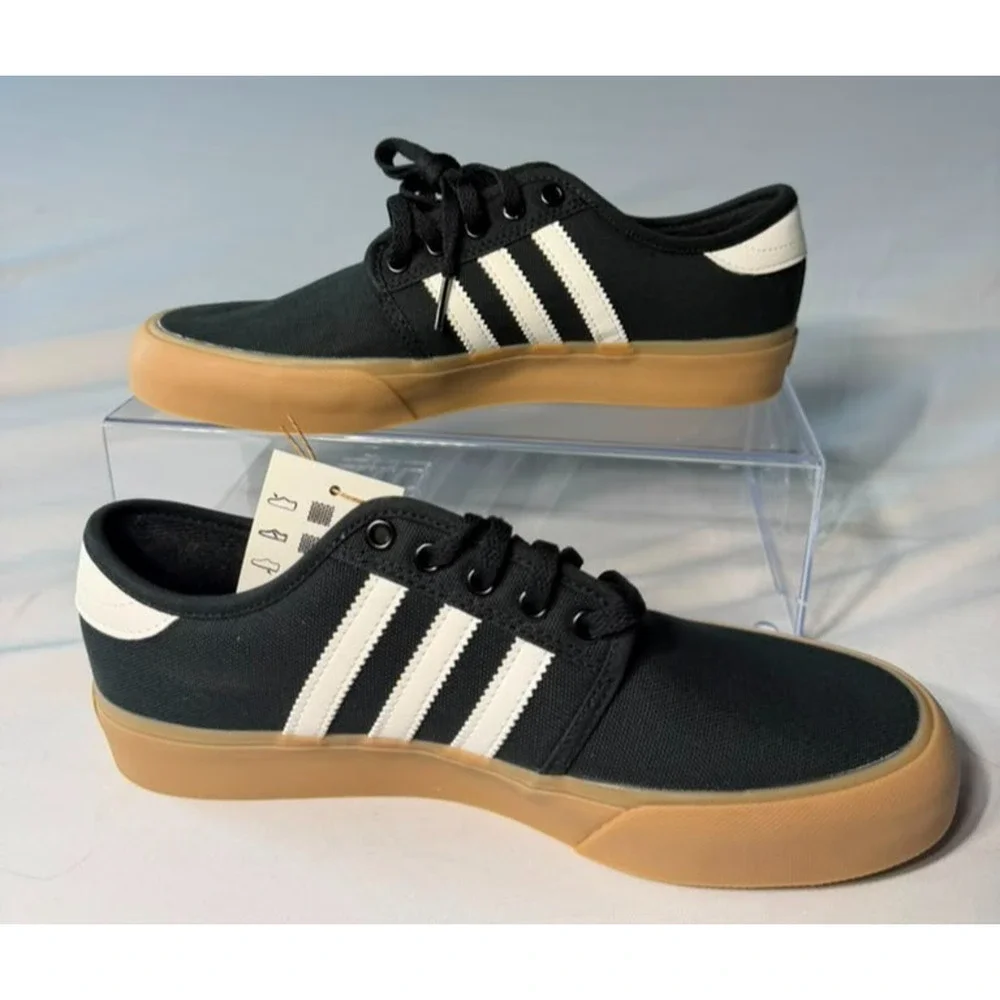 Adidas Seeley XT Men's Size 6.5 Black/White/Gum Skate Shoes New with Tags GZ8567